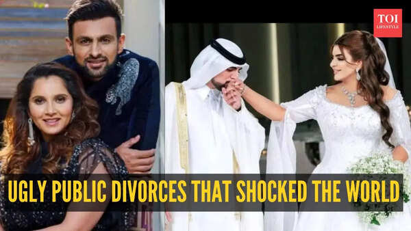 From Sania Mirza-Shoaib Akhtar to Sheikha Mahra-Sheikh Mana Al Maktoum: 5 ugly public divorces that shocked the world