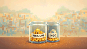 In charts: Indians give a generous Rs 54,000cr a year, but religion bags lion’s share