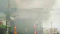 Watch: Massive fire breaks out at textile shop in Tamil Nadu’s Sivakasi 