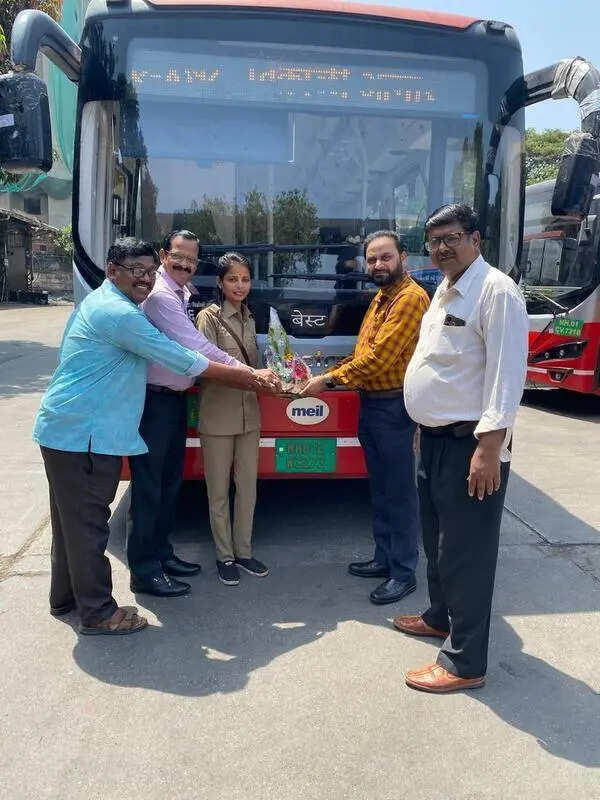 Breaking barrier: BEST marks new first with woman driver for wet lease bus