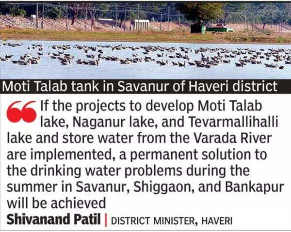 Shiggaon gets water projects worth Rs 351 crore after bypoll win