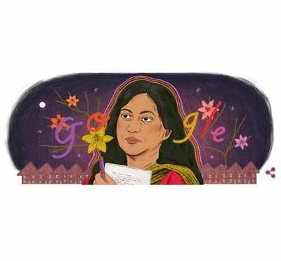 Google Doodle pays homage to author and poetess Kamala Das with a poised Doodle