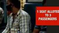 Social distancing flouted: 1 seat allotted to 3 passengers in a train travelling to Gorakhpur 