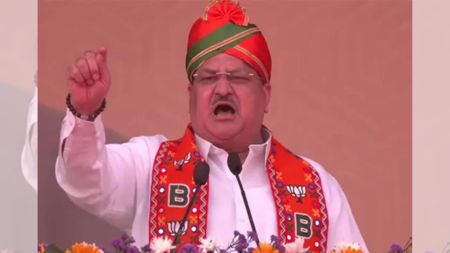 Gareebi, Ghotala, Ghuskhori, Ghaplebazi, Gundaraj are K Chandrashekar Rao's 5G: JP Nadda