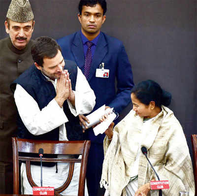 Rahul here, Mamata there