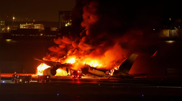 Japan plane fire news: Fire breaks out in plane at Tokyo's Haneda Airport