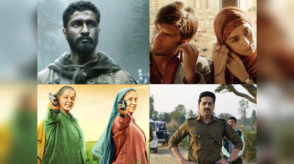 Best movies of 2019: Gully Boy, Uri, Bala, Saand Ki Aankh top the list
