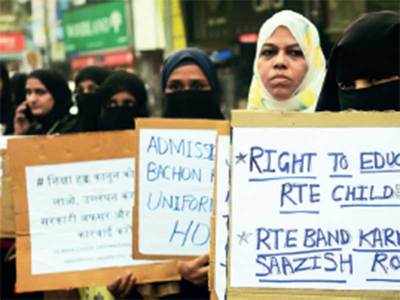 Protests over RTE, job loss