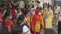 Patna: Auxiliary nurse midwife qualified students protest near Bihar CM’s residence 