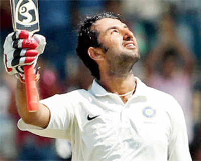 For the record, Pujara scores third first class triple ton