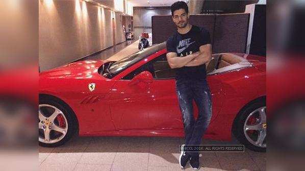 PIC: Sooraj Pancholi strikes a pose next to his dream car