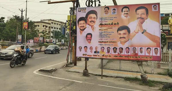 TVK digital banners continue to clutter Trichy