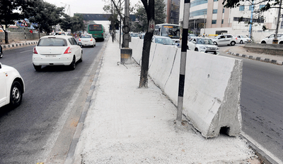 BBMP is choking trees on Ring Road with concrete