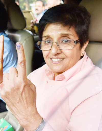 Delhi polls: Bedi exudes confidence of BJP victory