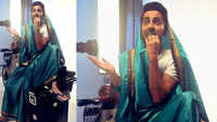 Ayushmann Khurrana's hilarious take on #SareeTwitter trend, shares glimpse from upcoming film 'Dream Girl' 