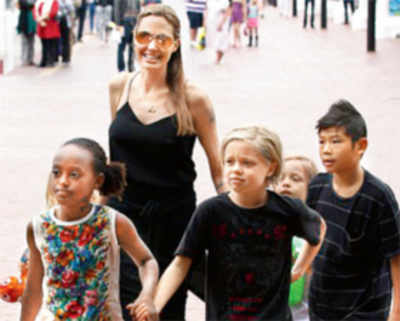 Work hard, babysit harder: Angie juggles between film and kids