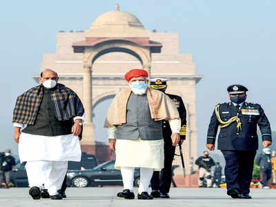...As military might, cultural heritage on display at Rajpath