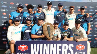 New Zealand 211/10 in 77.3 Overs | New Zealand vs South Africa Live Cricket  Score, 2nd Test Day 2 - The Times of India