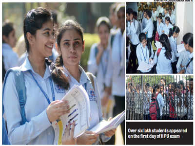 Two students caught copying on Day One