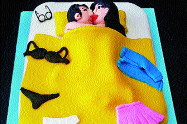Risqué cakes pep up parties