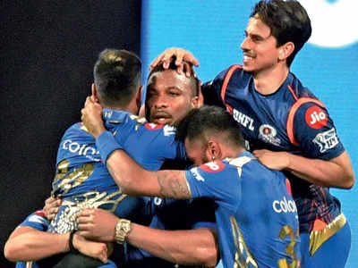 Kieron Pollard delivers a thrilling win for Mumbai Indians against Kings XI Punjab