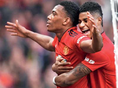 Manchester United coach Ole Gunnar Solskjaer: Since Anthony has come back, Marcus has flourished