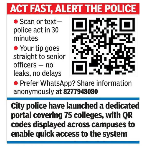 See drug activity? Scan QR code to report anonymously to Mysuru police
