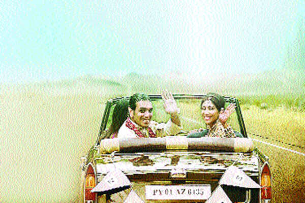 Couples take wedding celebrations to dizzying heights