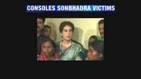 UP killings: Priyanka Gandhi meets family members of victims 