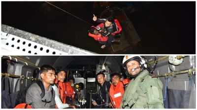 Navy rescues four stranded on tugboat off Mumbai coast