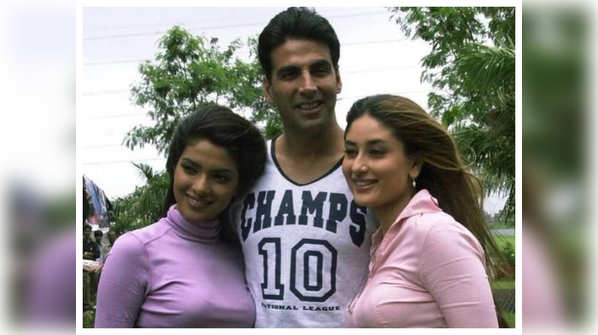 THIS throwback picture of Kareena Kapoor Khan, Priyanka Chopra and Akshay Kumar will remind you of good old ‘Aitraaz’ days