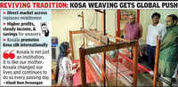 Weaving change: Social initiative revives Kosa silk tradition, empowering artisans