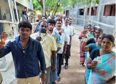 Tamil Nadu bypolls live updates: 77.62 per cent polling in bypolls to four assembly segments