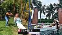 Sara Ali Khan enjoys swing ride courtesy Varun Dhawan; Sonakshi Sinha really knows how to holiday in style, and more... 