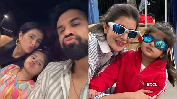 Charu Asopa and Rajeev Sen have a gala time with daughter Ziana in Dubai; pics from the little one’s first international trip