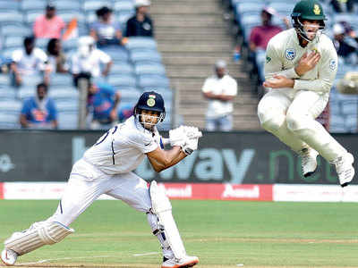 India vs South Africa 2nd Test: Mayank Agarwal hits his second Test ton as India takes control on day 1