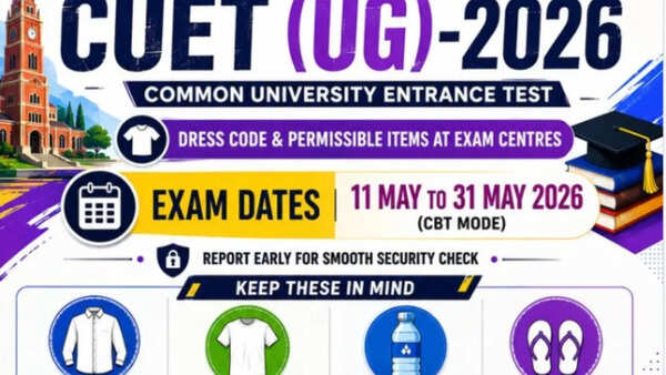 CUET UG 2026 dress code: NTA releases strict exam day rules; check what is allowed