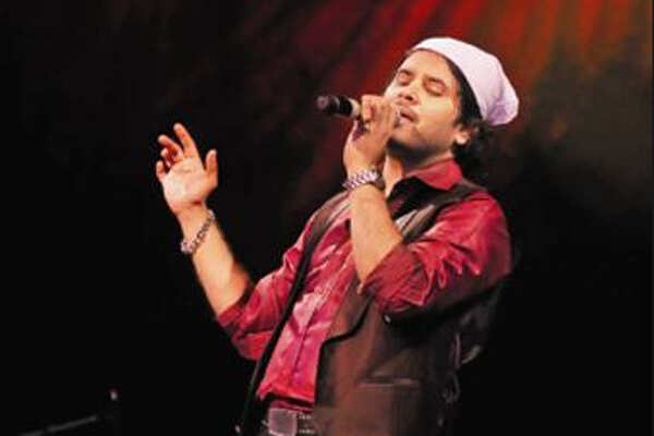Javed Ali performs at the Times Noida Festival