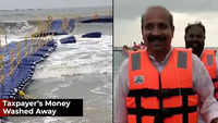 Udupi: Floating bridge at Malpe beach collapsed three-days after inauguration 