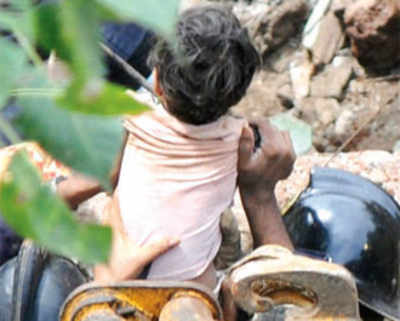 Five-year-old girl rescued after 7 hrs