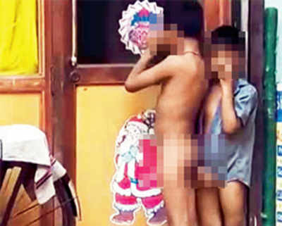 Teacher strips 2 boys naked for not finishing their homework