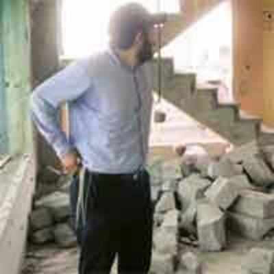 Scarred Chabad House rises from the rubble