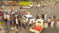 Hundreds of truck drivers stage protest on Amritsar-Delhi highway against farmers' agitation 