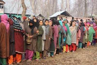Polling for third phase underway in J&K