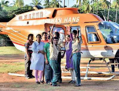 One heli of a ride in Hampi