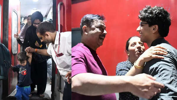 Better late than never: Sense of relief as Rajdhani fire survivors reach Delhi with tales of panic