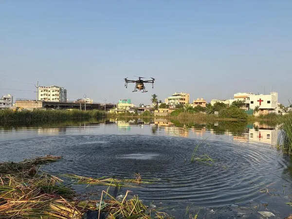 Guntur Municipal Corporation deploys AI drones for anti-mosquito drive
