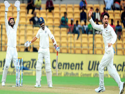 India vs Afghanistan, One-off Test in Bengaluru, Day 1: Afghanistan make strong comeback by reducing India to 347-6