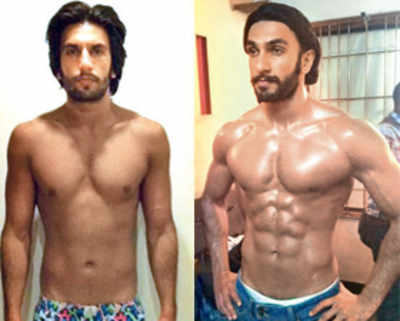 Ranveer Singh's body transformation