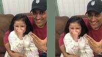 Watch: MS Dhoni's daughter Ziva asks people to vote 'like her parents' 
